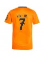 Real Madrid Vinicius Junior #7 Vieraspaita 2024-25 Lyhythihainen